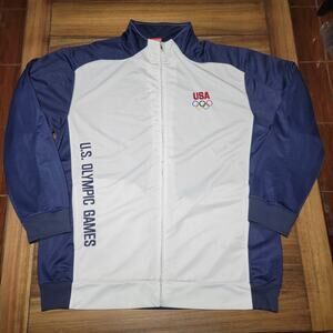US Olympic Committee Team Apparel Full Zip US Olympic Games Jacket - Size Large